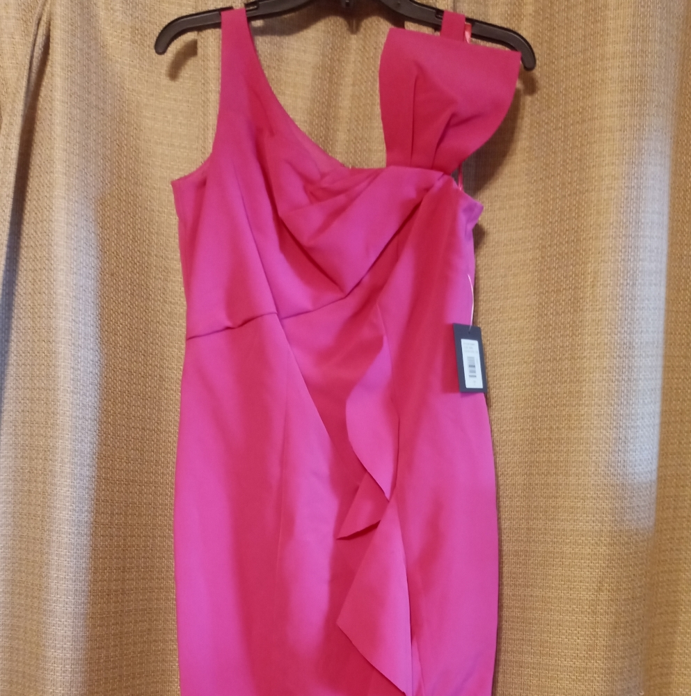 Elegant magenta dress
